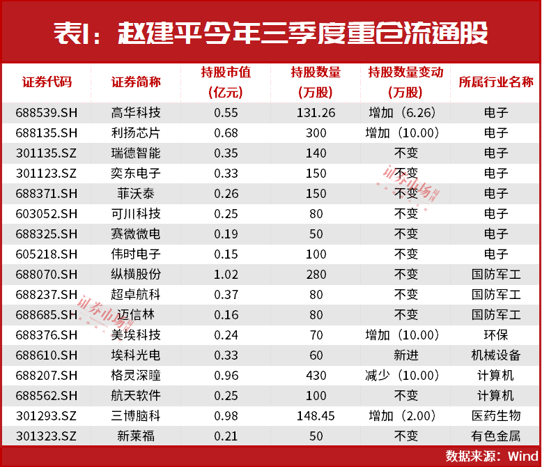 赵建平最新持仓策略深度解析