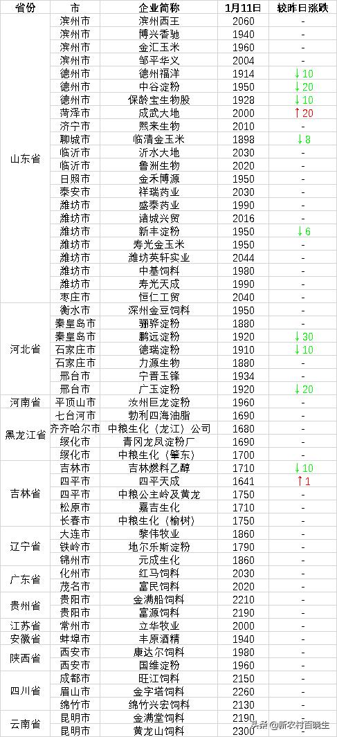 河北玉米最新价格分析