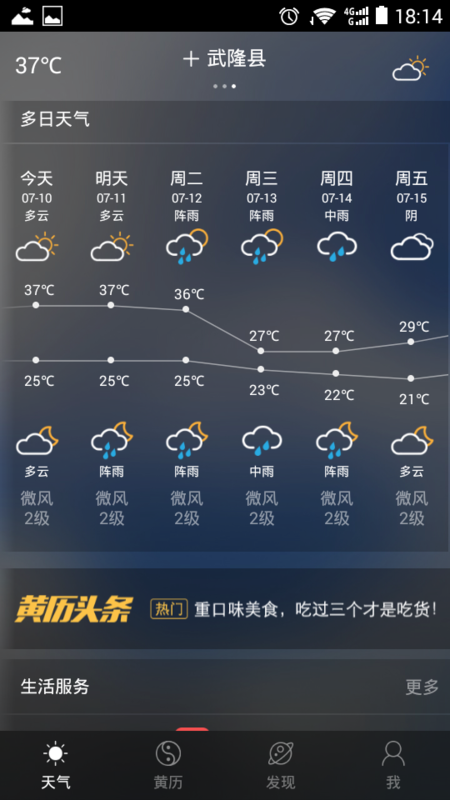 瓦庆村最新天气预报